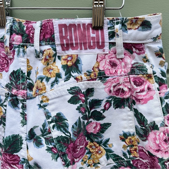 BONGO 7 Vintage Floral High Waist Shorts - Picture 7 of 7